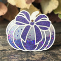 Purple Sparkle Pumpkin Freshie- Toil and Trouble