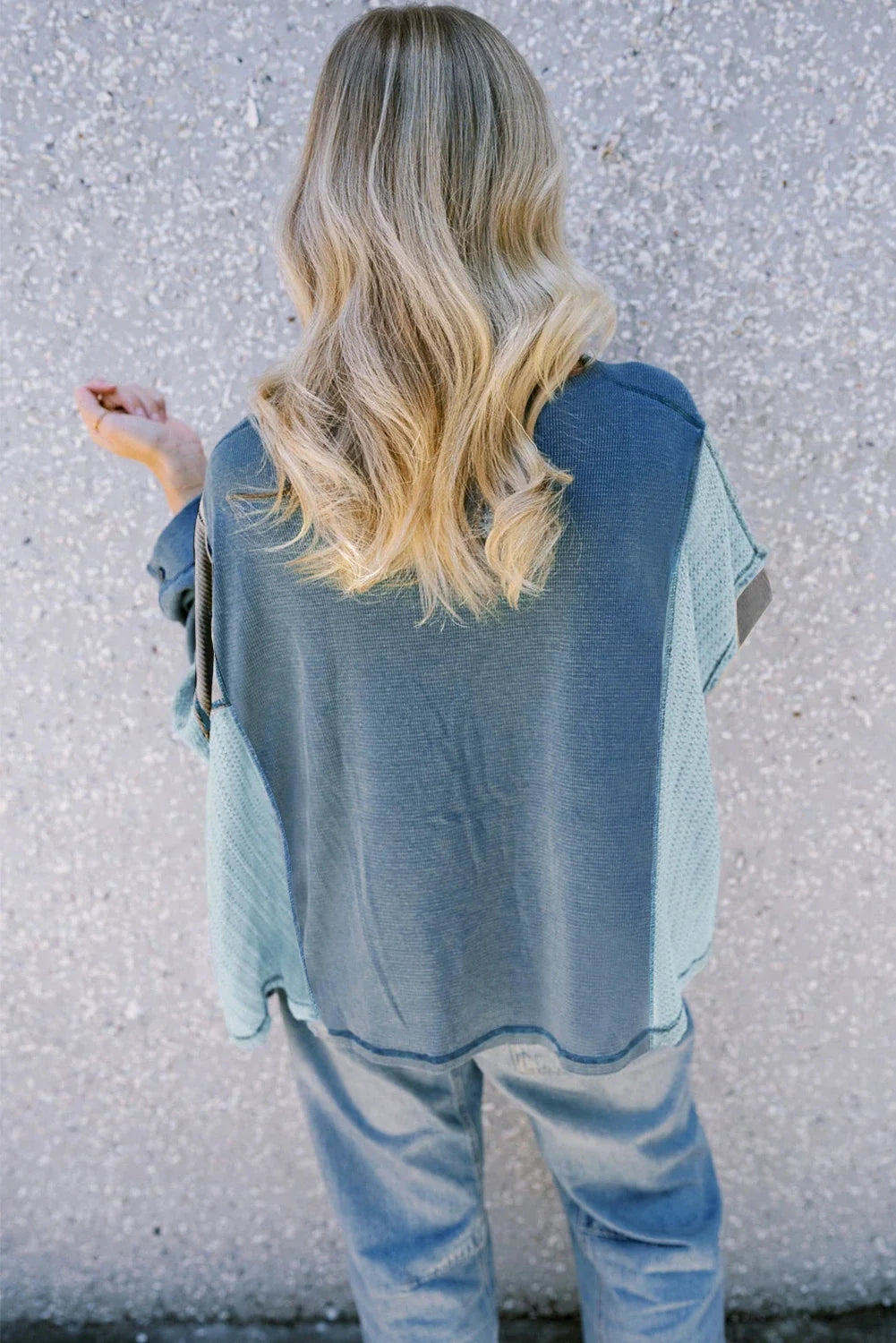 Color Block Thermal Pullover