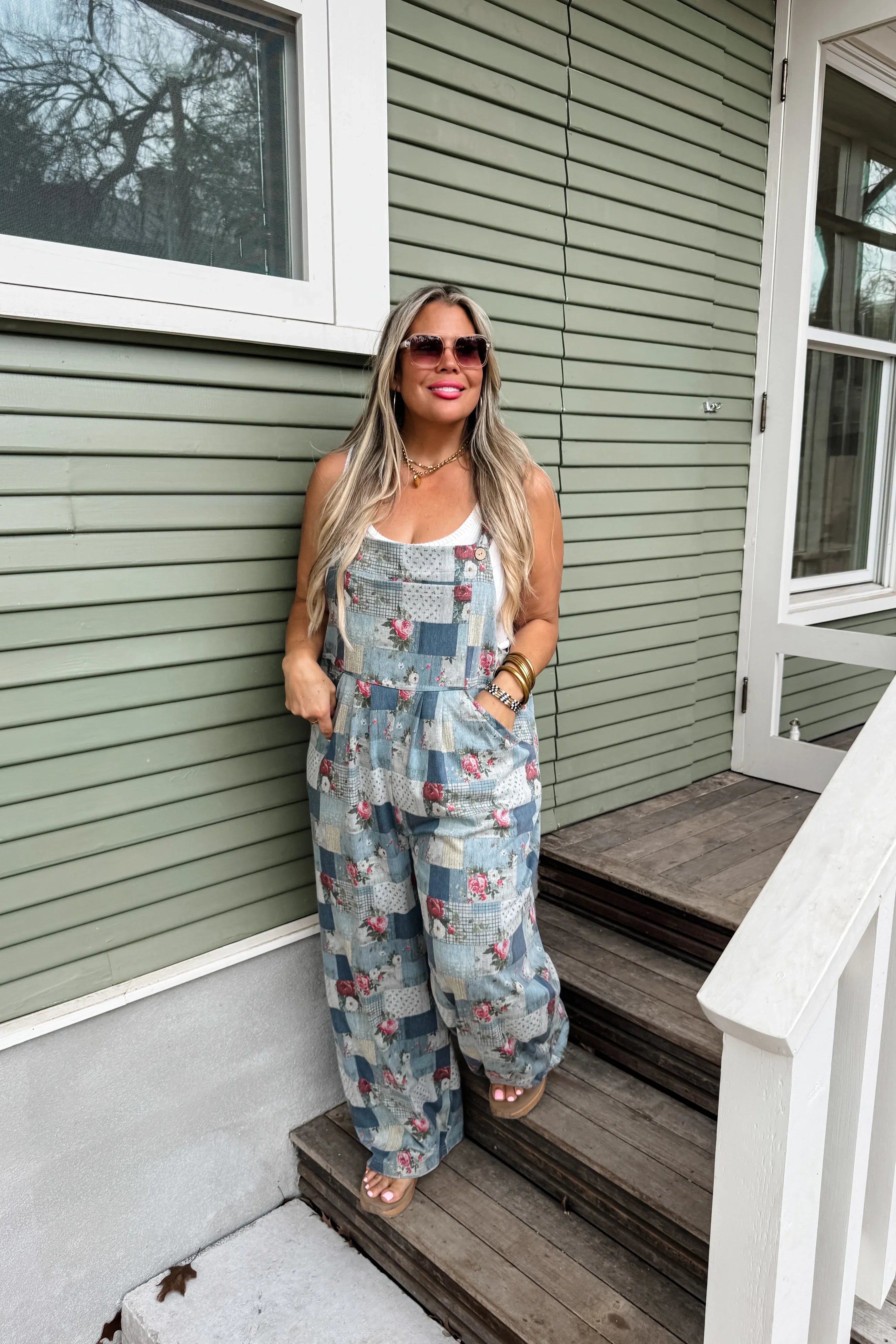 Blue Meadows Denim Overalls