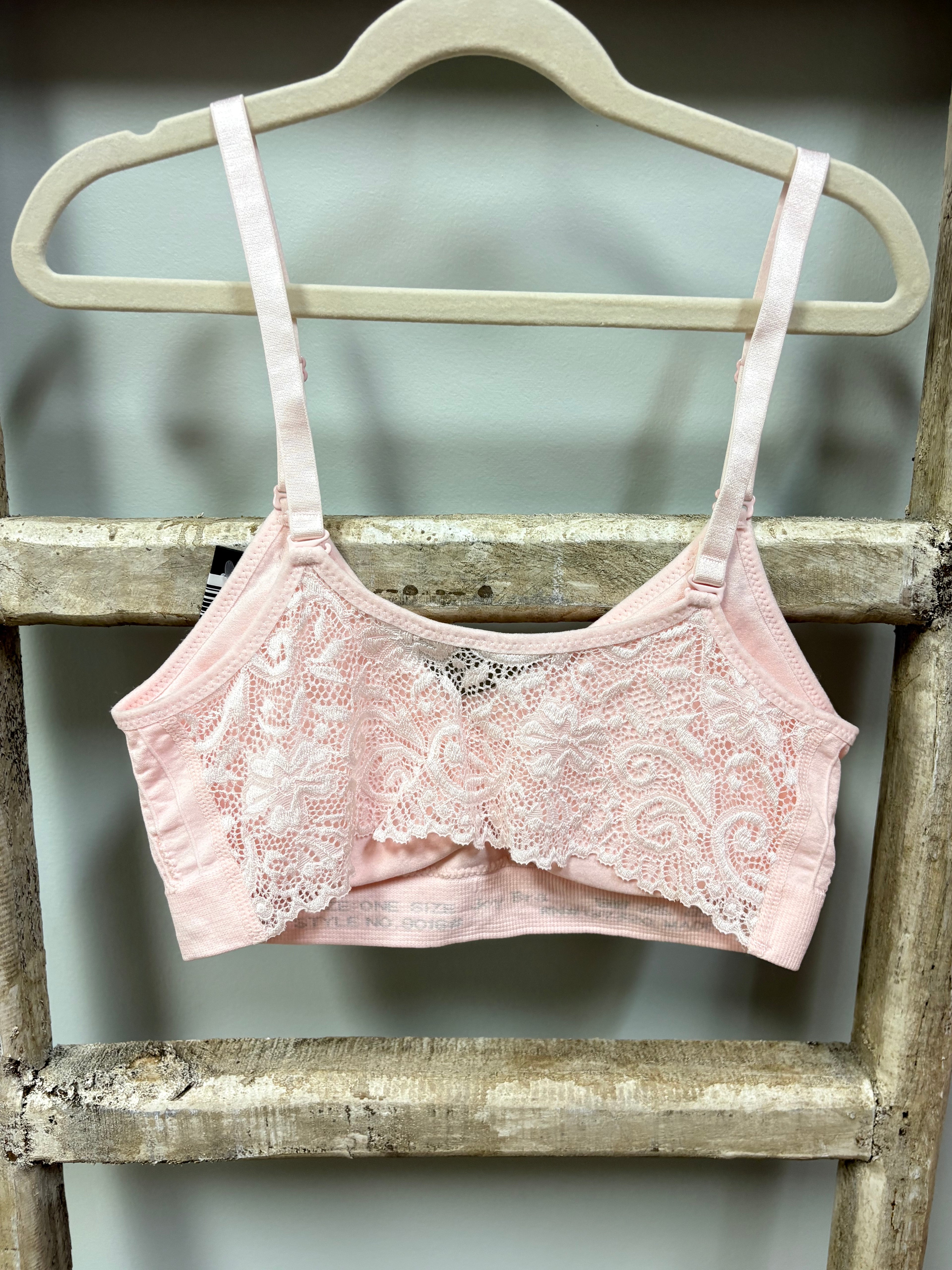 JOY- Pink Bralette- One Size