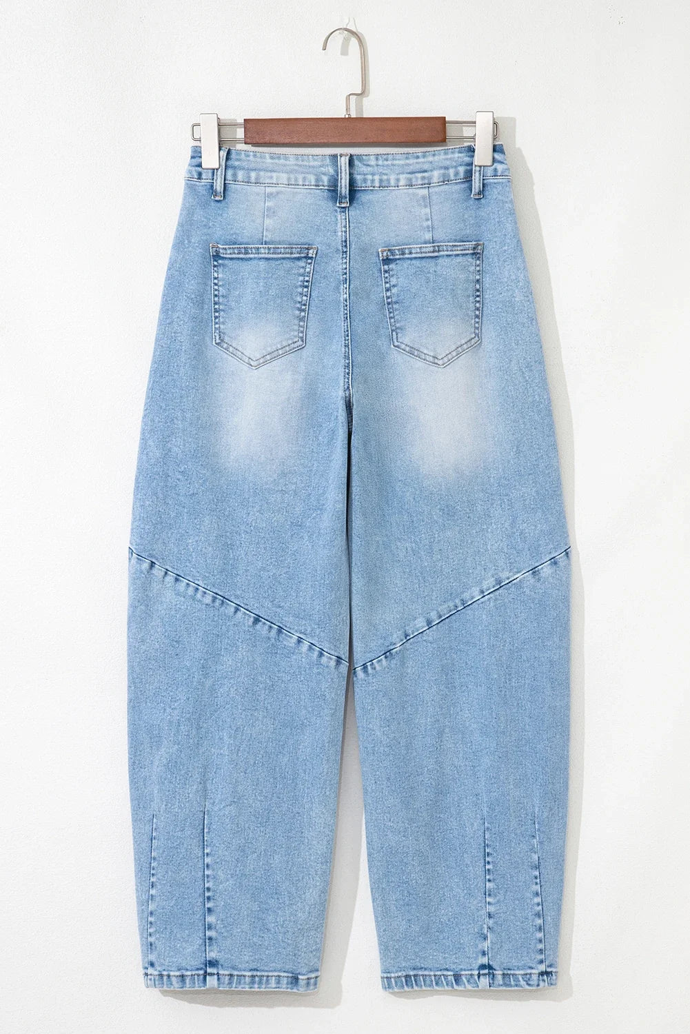Floral Appliqué Distressed Jeans