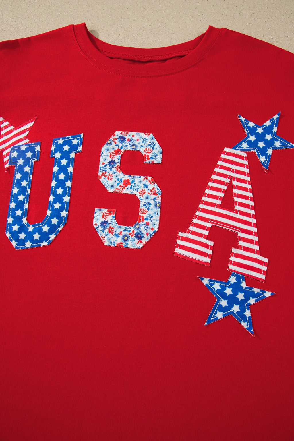 USA Star Graphic Top