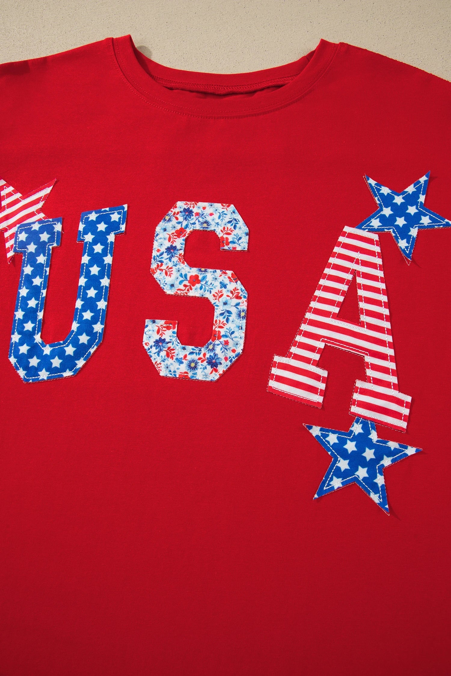 USA Star Graphic Top