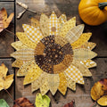 Patchwork Sunflower Freshie- Fresh Linen