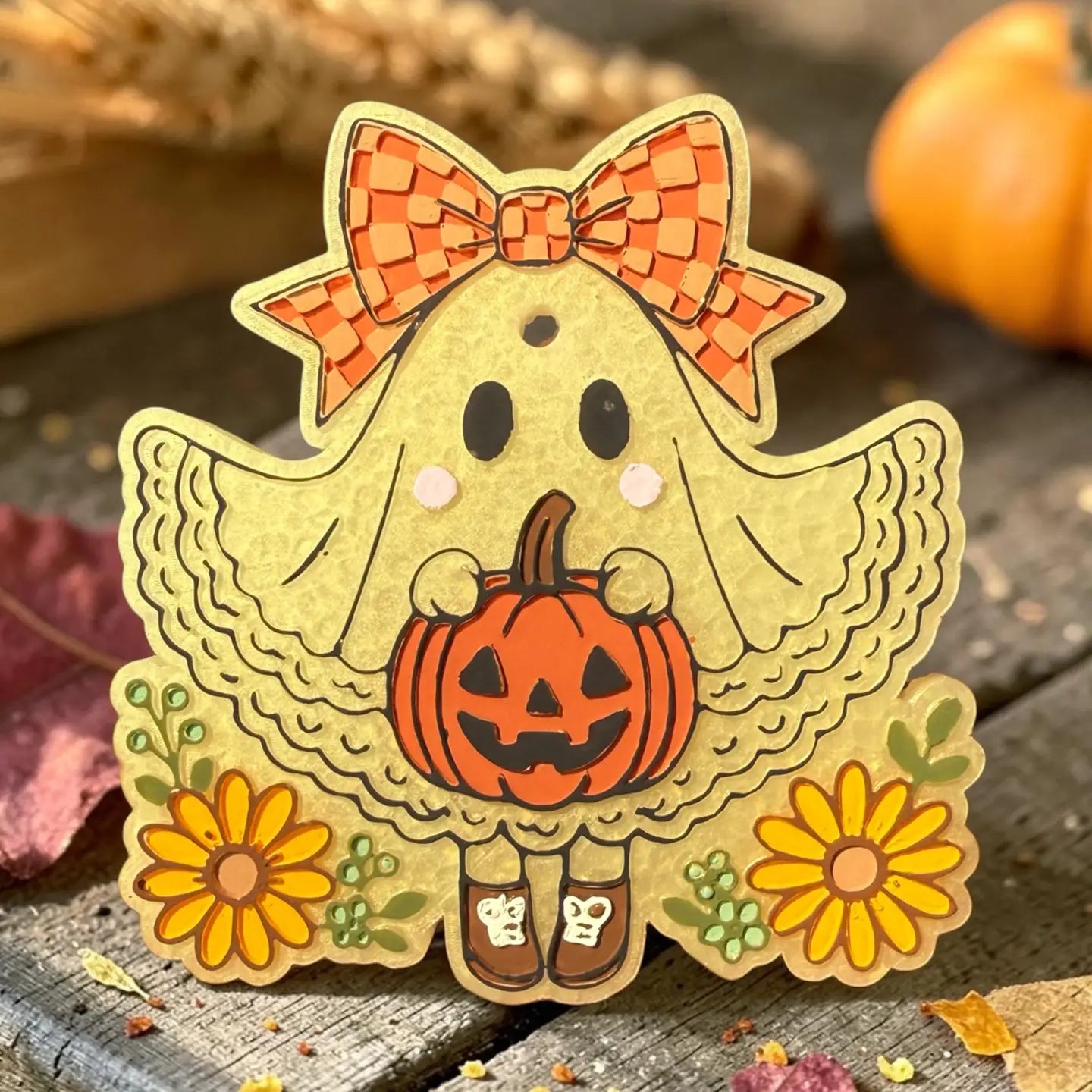 Pumpkin Patch Ghost Freshie- Butt Naked