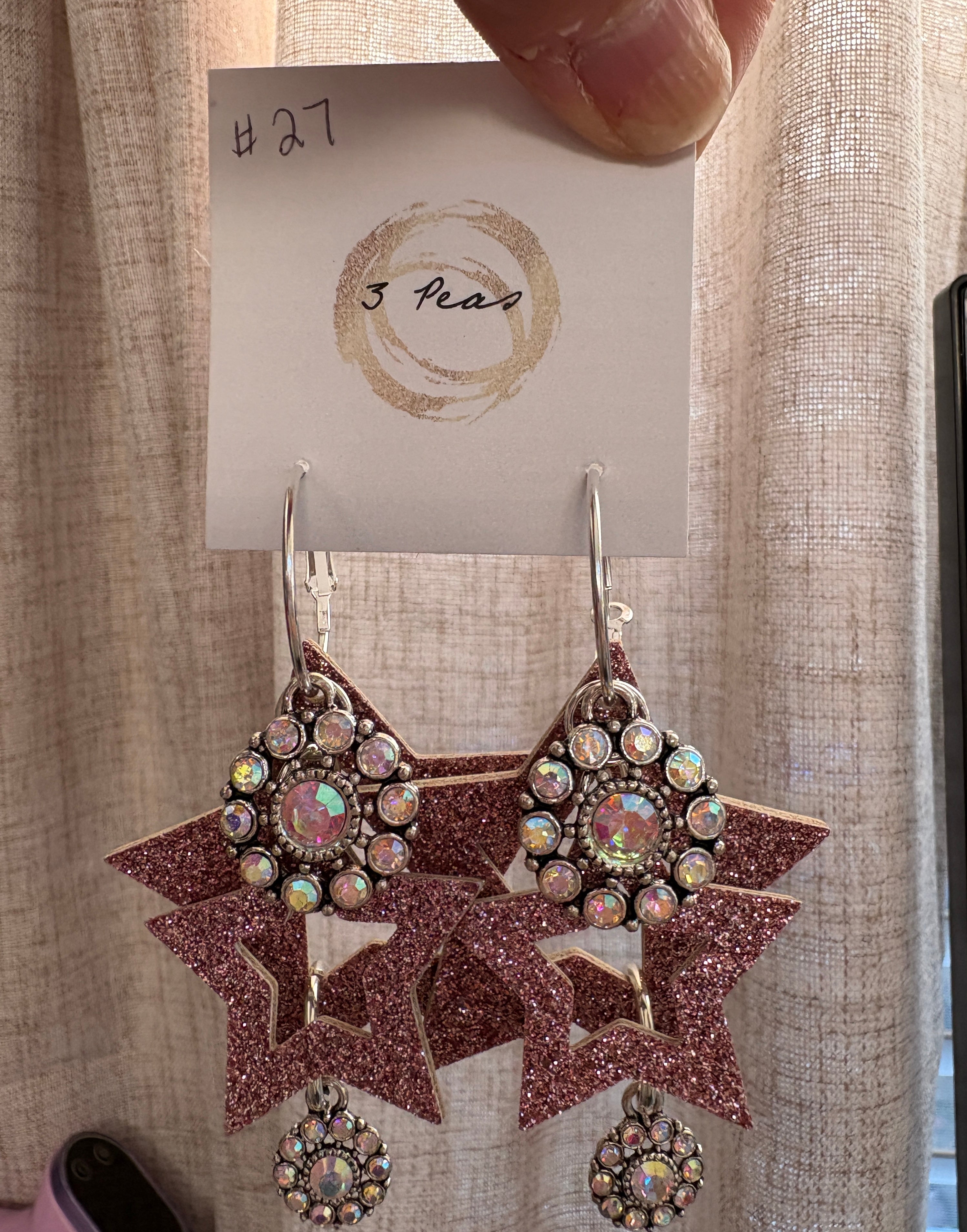 3 Peas Earrings