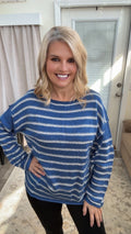 Striped Knit Sweater
