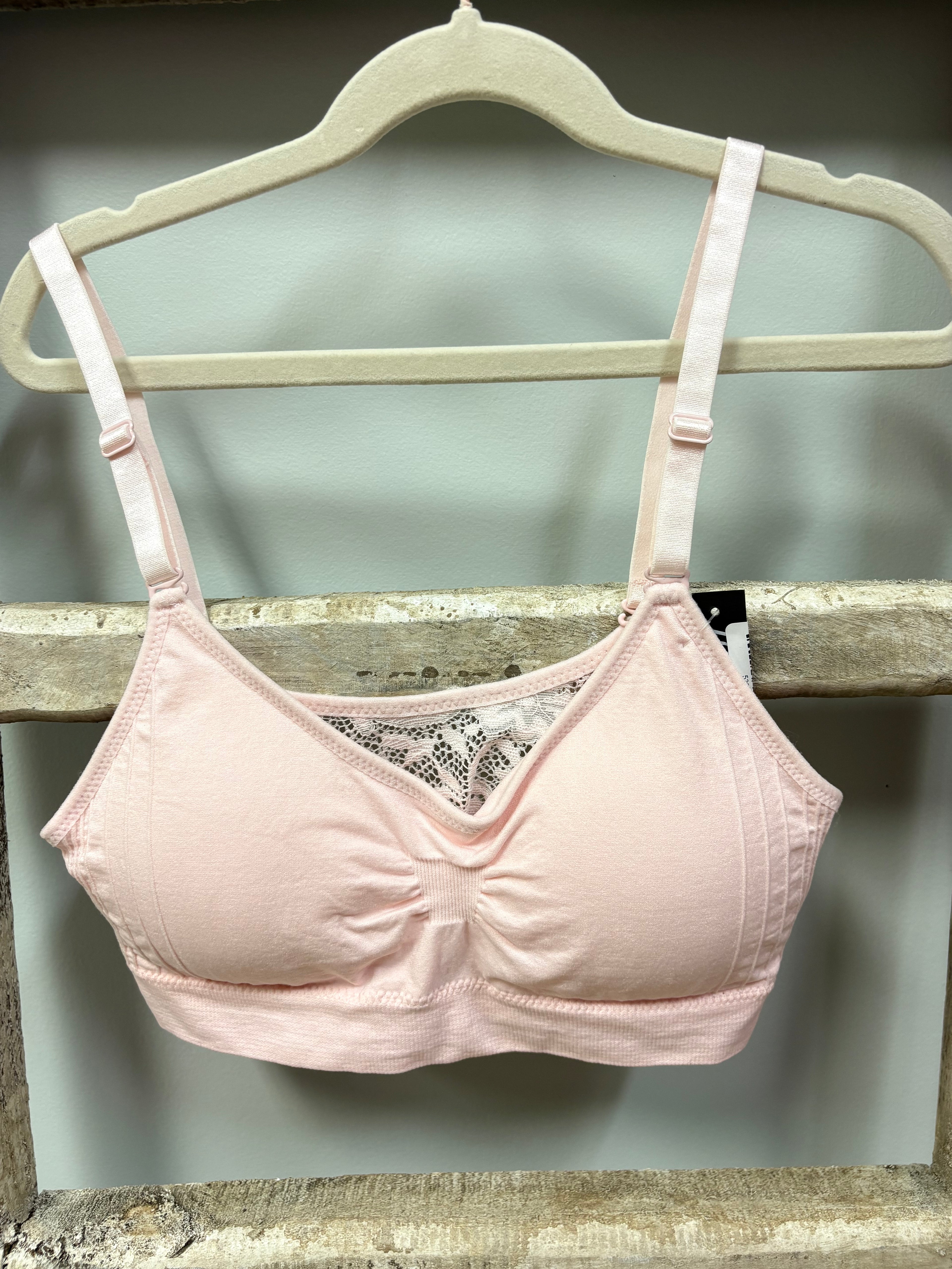 JOY- Pink Bralette- One Size