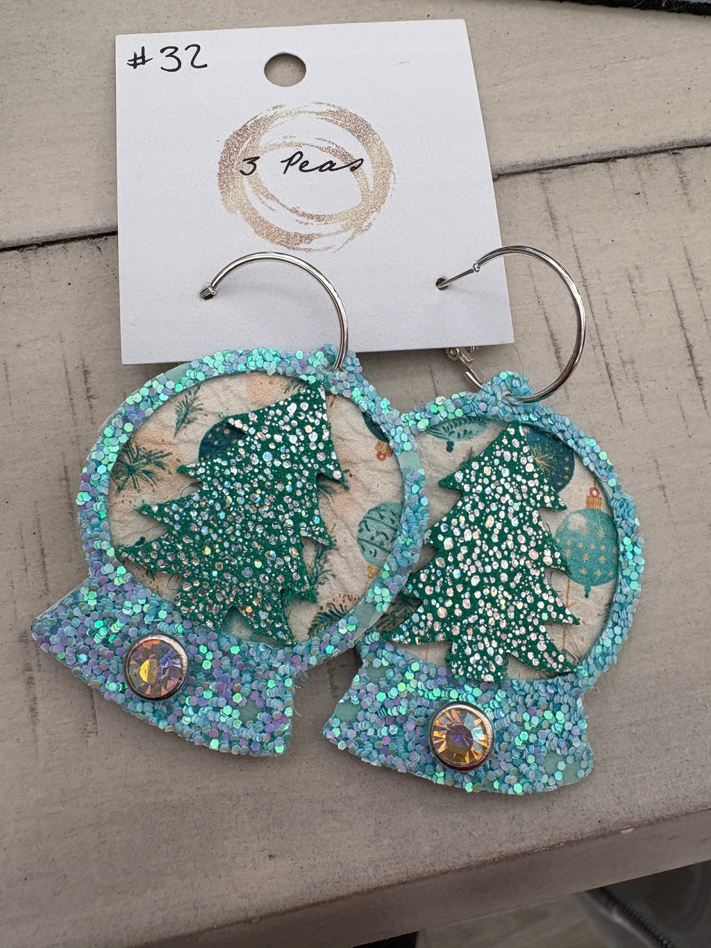 3 Peas Earrings