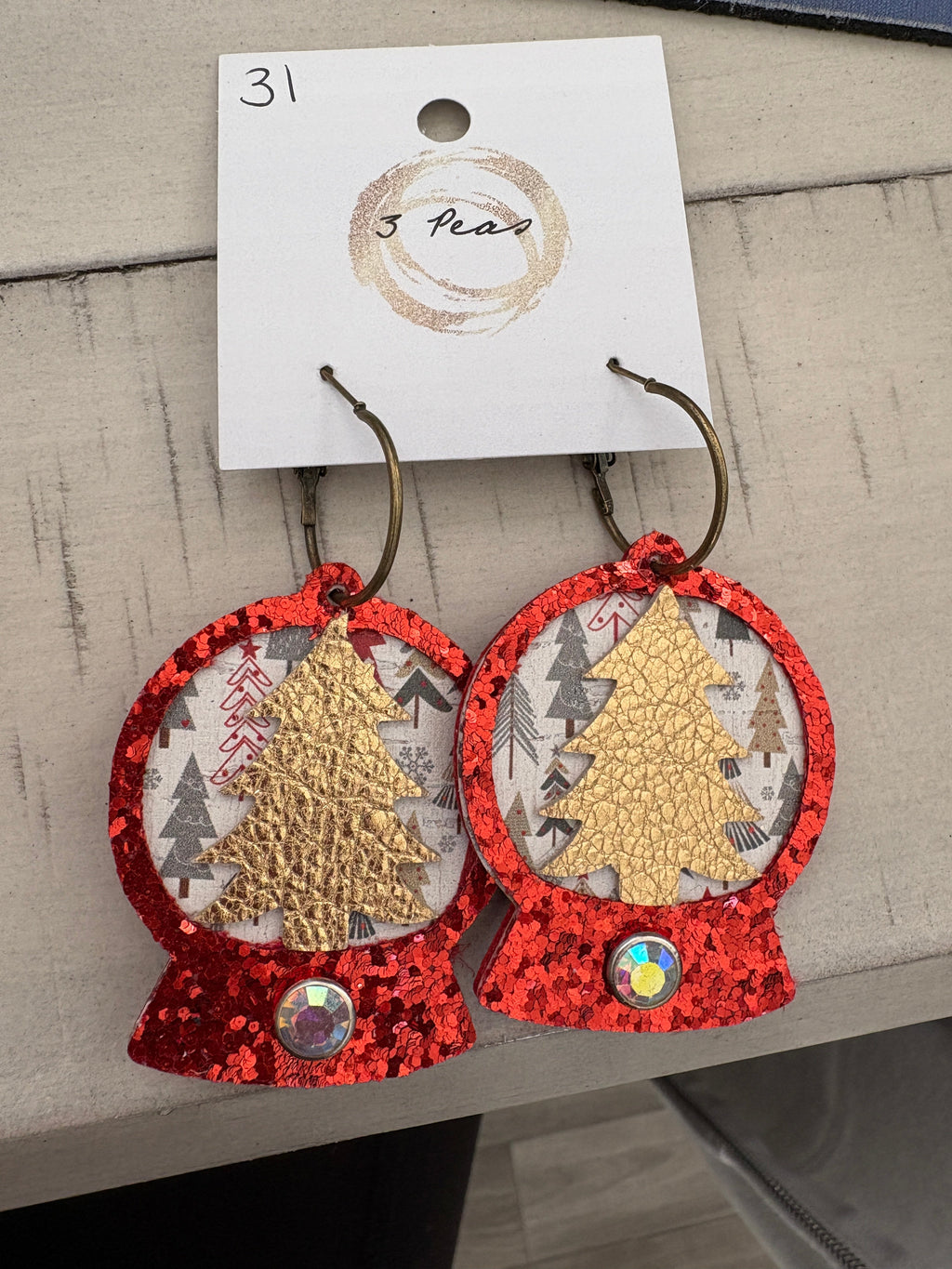 3 Peas Earrings