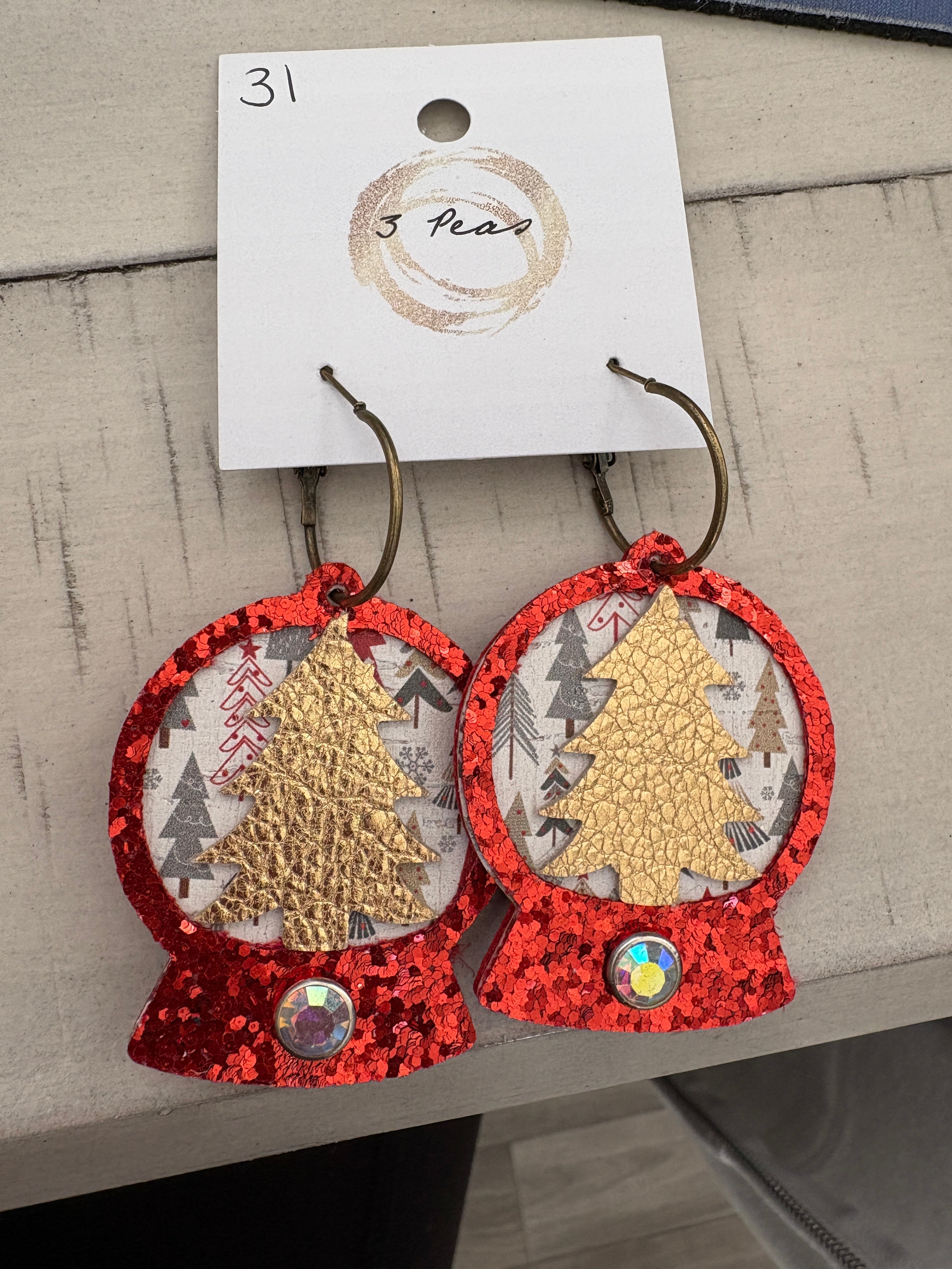 3 Peas Earrings
