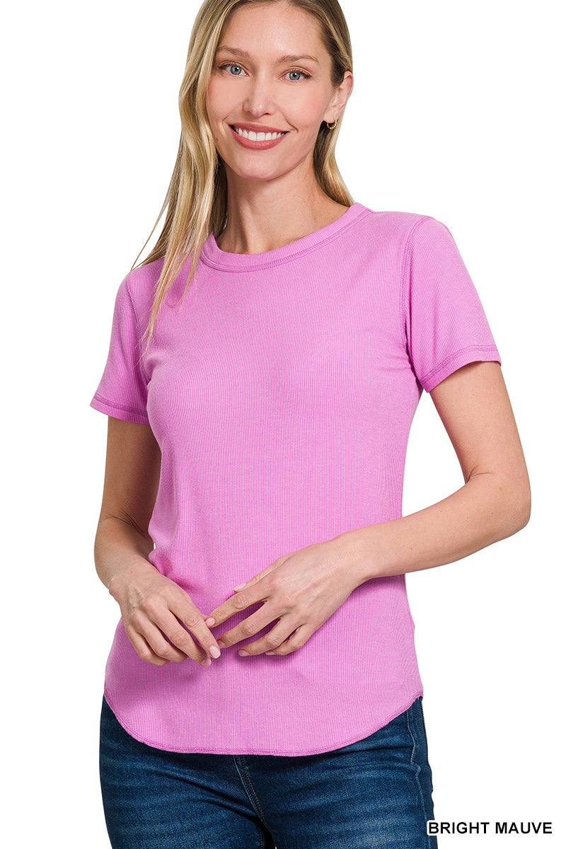Ribbed Tee