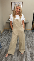 Lace Trimmed Overalls