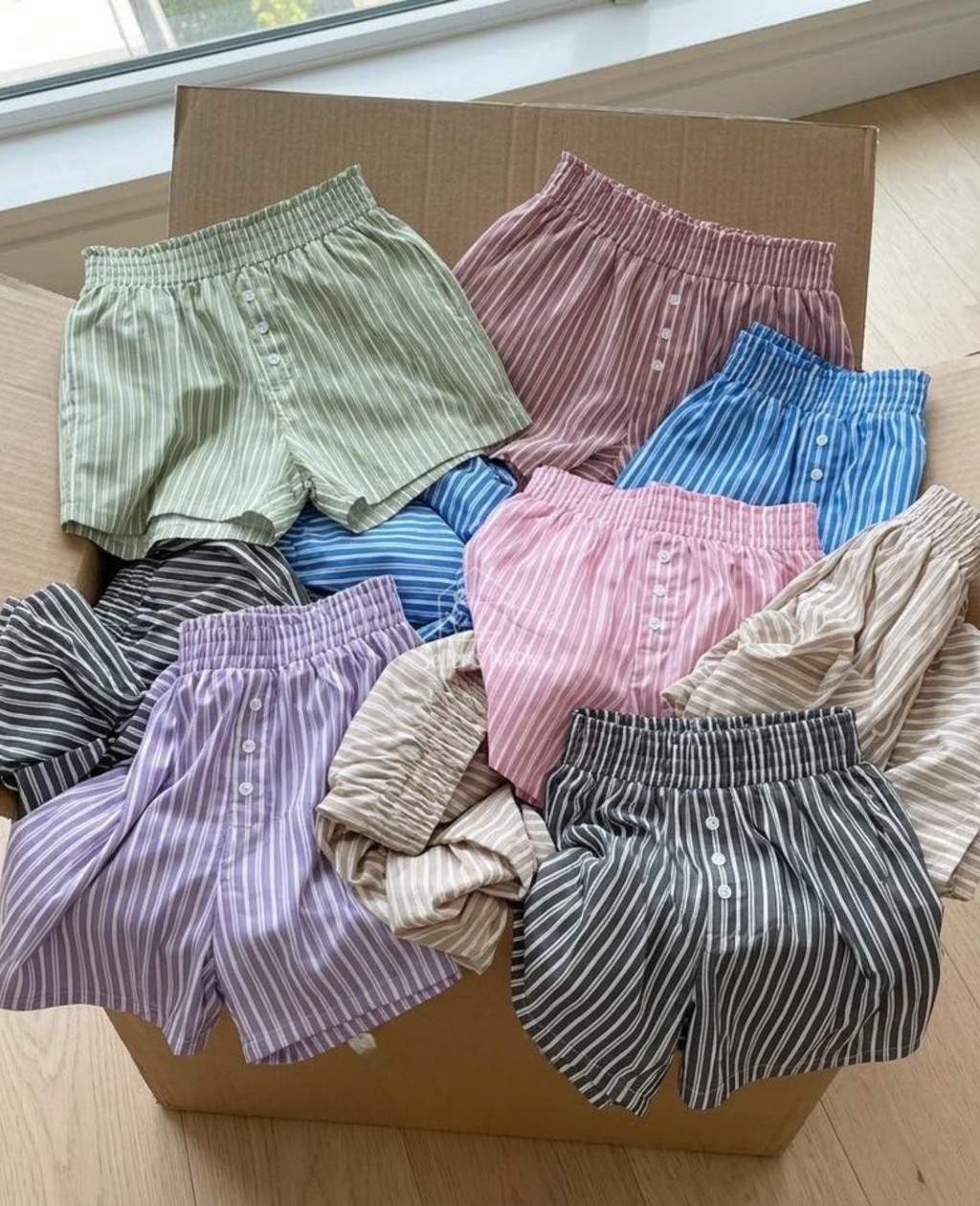 Sunny Day Striped Shorts