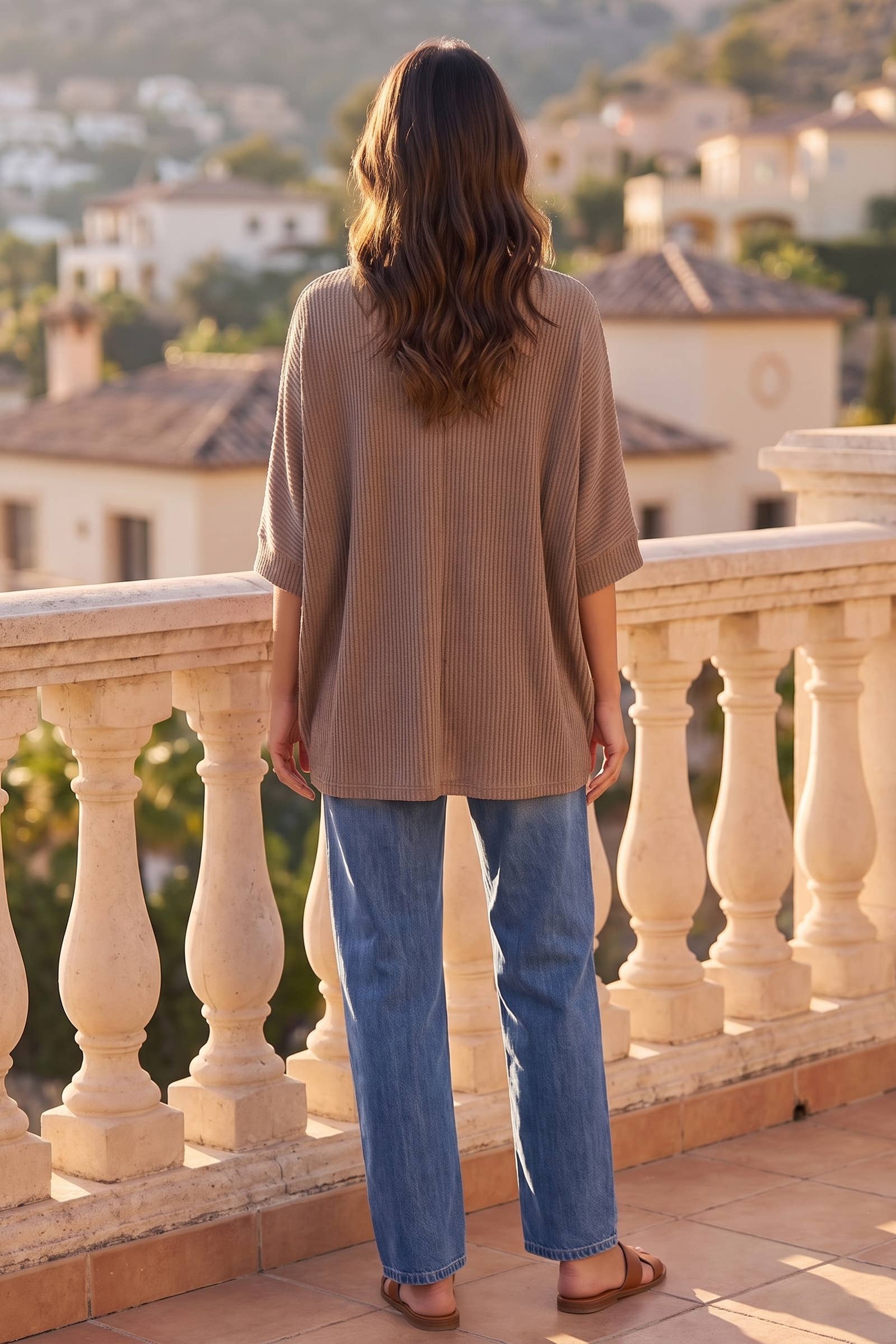 Oversized Rib Top