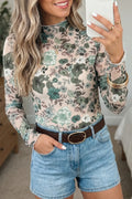 Petal Soft Floral Mesh Top