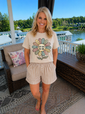 God Says You Are Daisy Graphic Tee
