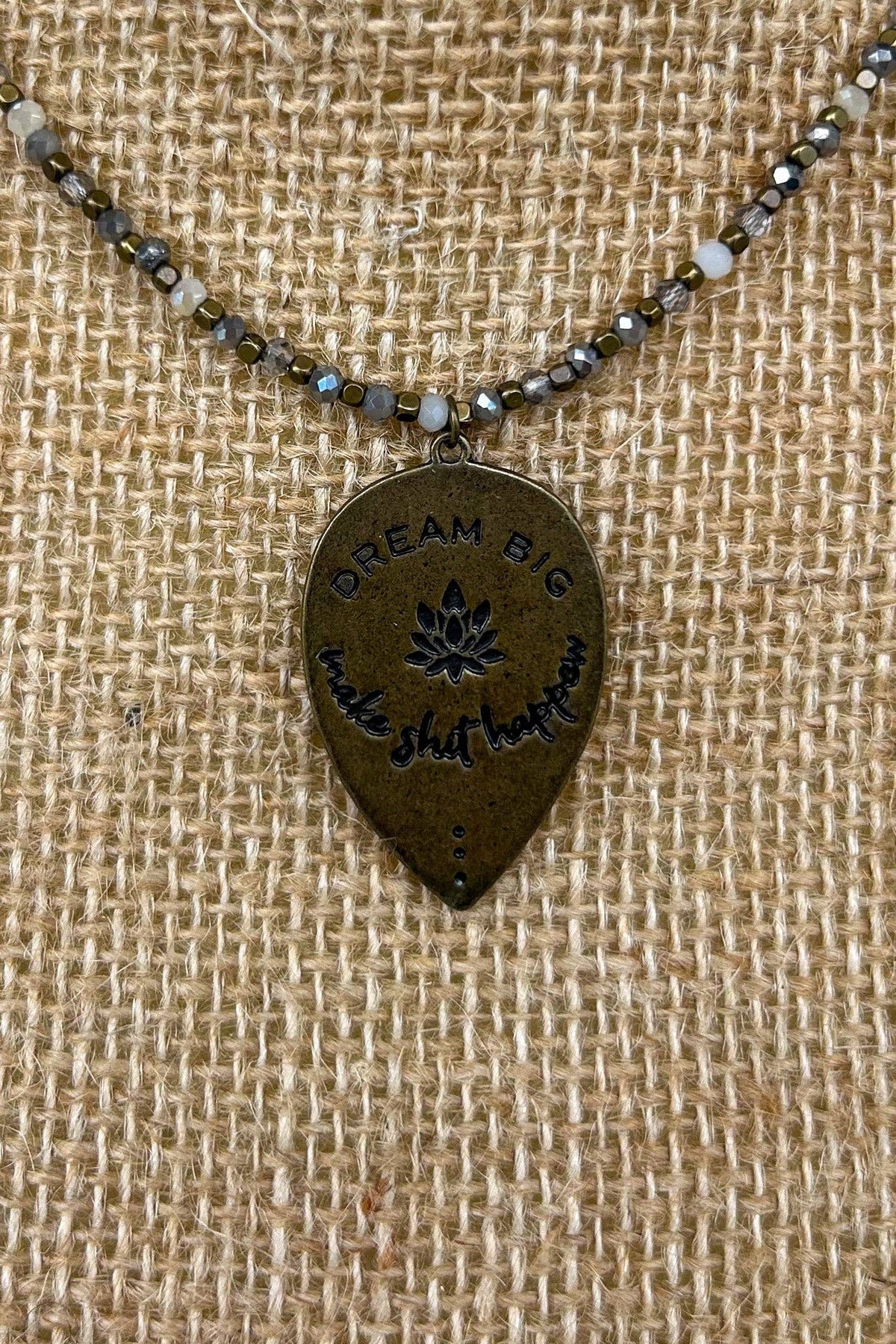 Dream Big Necklace in Bronze