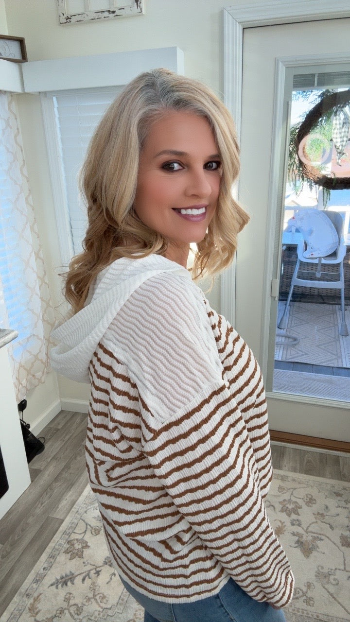 Soft Stripe Weekend Henley